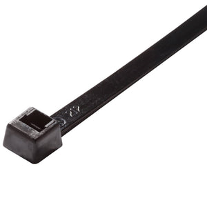 Intermediate Cable Ties, 40lb, 8 inch, UV Black