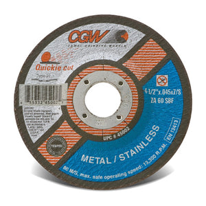 Cut Off Wheel 4 1/2 x .045 × 7/8 Type 27